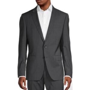 HUGO BOSS Super 100 Wool The James4/Sharp6 Suit Jacket Sports Coat 42R Gray